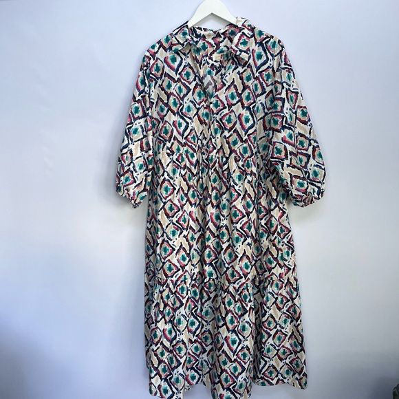 The Bettina Tiered Shirt Dress by Maeve - Picture 9 of 15